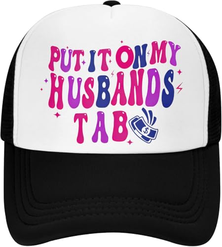 Image of Funny Trucker Hats,Trucker Hat Baseball Cap for Women Snapback Adjustable Hat Humor Gift Men
