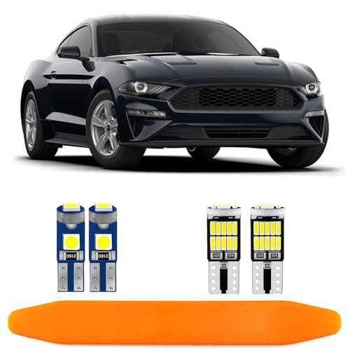 Kit 8 luces LED interiores para Ford Mustang 2015-2021 miniatura 1