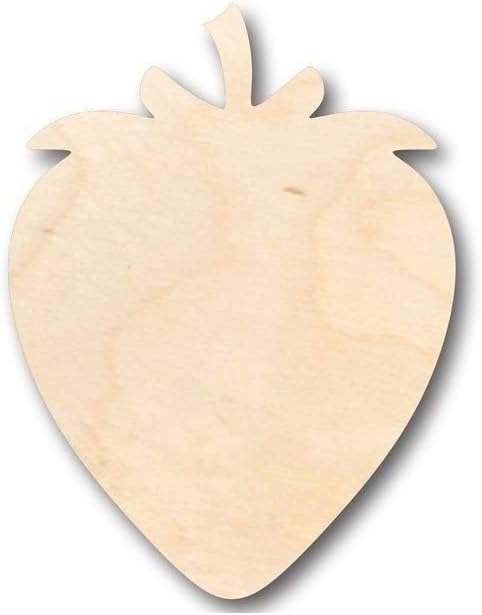 Unfinished Wood Strawberry Shape Fruit Craft up to 46" DIY 18" / 1/2"