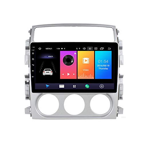9 Zoll 2 Din Autoradio für Suzuki Liana 2006-2013 GPS Navigation Radio Bluetooth USB Spiegelverbindung Lenkrad Bedienung Rückfahrkamera,4 cores