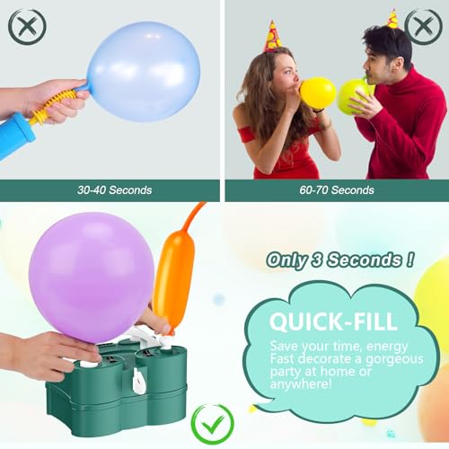 image for ID IDAODAN IDAODAN Electric Balloon Pump, Electric Air Inflate/Deflate