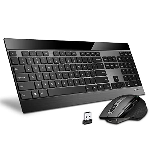 RAPOO Wireless Keyboard and Laser Mouse Combo,Multi Device (Bluetooth 4.0+3.0+2.4G) Keyboard and Mouse Set,Ultra-Slim Computer Keyboard Compact Design for Windows/Android/Mac OS by Rapoo - Used condition - US$56.28