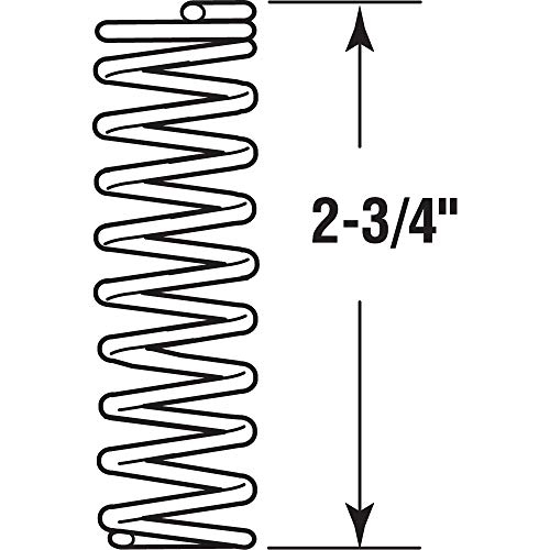 Handyman Springs Sp 9729 Compression Spring, Spring Steel Construction, Nickel-Plated Finish, 0.054 Ga X 5/8 In. X 2-3/4 In. (3 Pack) #TOP1