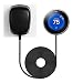 C wire adapter 24 Volt Transformer for Ring Doorbell Nest Honeywell Emerson Sensi Smart Wifi Thermostat Ecobee Nest Hello Skybell Thermostat UL Certificated (26ft/8m)