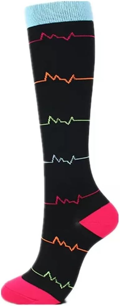 Compression Socks 15-20 Mmhg is BEST Graduated Athletic for Men & Women, Running, Flight, Travels