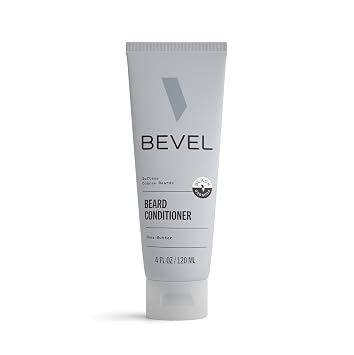 Bevel Beard Conditioner for Men Nourishing Beard Care Lotion with Coconut Oil, Shea Butter & Aloe Vera to Soften & Strengthen Hair, Helps to Reduce Breakage, 4 Fl Oz