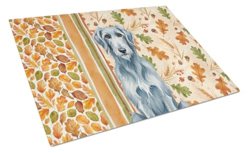 Caroline's Treasures Scottish Deerhound Dogs Glass Cutting Board