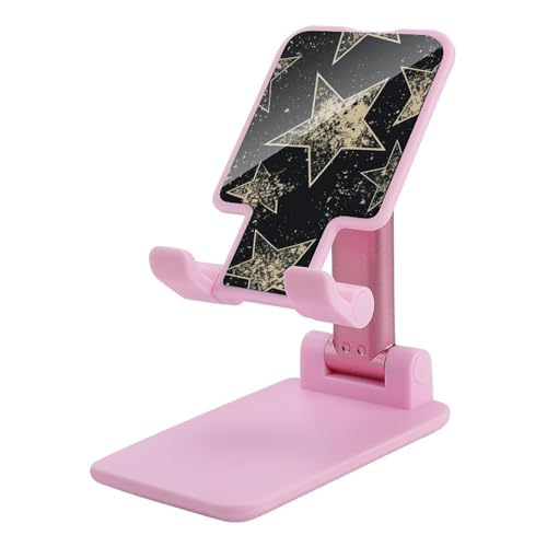 Support de téléphone portable pliable pour bureau et table ajustable en forme d'étoile