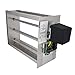 iO HVAC Controls D-Z1-1010 10 x 10 Two-Position Zone One Damper Assembly