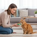 Veemoon 3pcs Cat Catnip Balls Toy, Wall Lickable Catnip Candy Sphere Cat Snacks Ball Edible Cat Energy Lick Sphere Kitten Treats Sphere Nutrition Solid Snacks Safe Healthy Kitten Chew Teeth Cleaning - Image 4