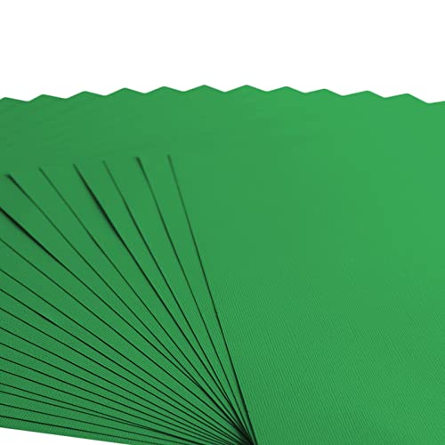 Florence Cardstock Textured, Coloured Card Making Supplies 12 x 12 inch, Green, 20 Sheets - Image 4
