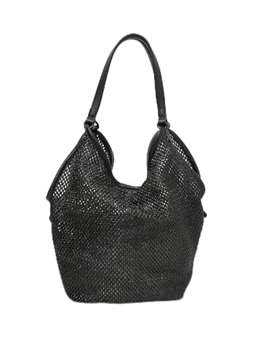 [ユナイテッドアローズ グリーンレーベル リラクシング] EMMEL REFINES＞EM カゴ トートバッグ 66326000008 0900 BLACK(09) FREE