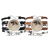 Size: La longueur de ce bracelet qui peut être ajusté pour convenir à la taille de votre poignet est entre 17.5 cm â€“ 22.5 cm (6.8 inch â€“ 8.8 inch). La largeur de ce bracelet est de 2.5 cm (0.9 inch).