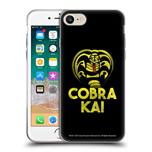 Head Case Designs Officially Licensed Cobra Kai Team Cobra Kai Season 4 Key Art Gel Case [Military Grade Protection] Compatible with Apple iPhone 7/8 / SE 2020 & 2022