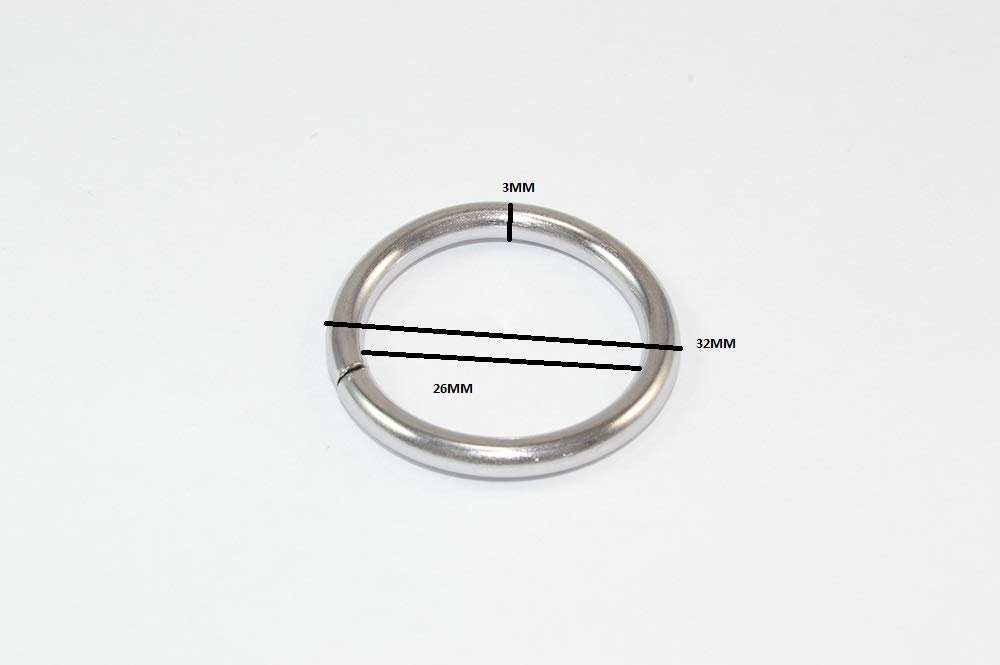 10 x Plastic Curtain Drape Medium Brown Rod Pole Rings 37MM ID 50MM OD