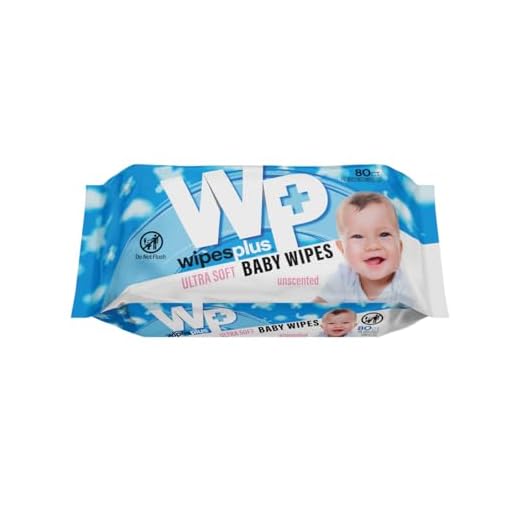 WIPESPLUS Baby Wipes Fragrance Free for Babies and Kids, 80 Count
