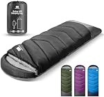 Sacs de couchage pour adultes, temps froid 4 Saison Hiver Camping Sac de couchage, Sac à dos imperméable pour hommes Femmes, Randonnée à la tente extrêmement froide, avec sac de compression, 86.6x31.5, 5.3lb