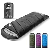 TANSTRIDER Sleeping Bags for Adults Cold Weather,3-4 Season 5lb Portable Sleeping Bag for Kids Girls Boys with Compression Sack,Camping Essentials Gear, Hiking,Travel,Backpacking,Outdoor & Indoor