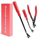 EldHus Clip Pliers Trim Removal Tools - 3 Pack Car Removal Tool Set to Remove Rivets...
