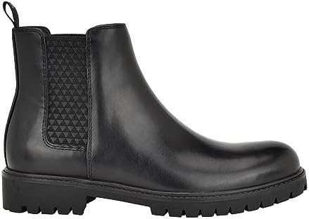 Guess Men's DOLAZ Chelsea Boot, Black 001, 7.5 | Image 4