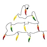 Kurt Adler 10-Light 4-Inch Multi Chili Pepper Light Set