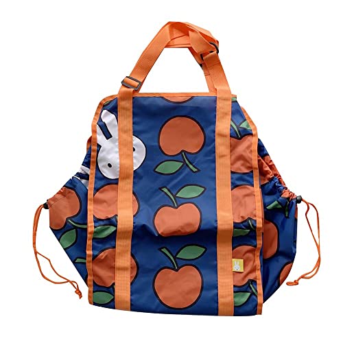 ニコット【ミッフィー(miffy×Nicott)】LIC-MF0016 mfハンモックBAG/リンゴミッフィー ネイビー