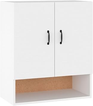 vidaXL Wall Cabinet White 60x31x70 cm Engineered Wood