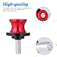JNNJ 2 Stück Schwingenschutz 8mm Motorrad, Motorrad Cnc Heckständer Schwinge Spool Sliders Stand, Motorrad Cnc Schieberegler Unterstützung Schwingarmspulen(Rot)