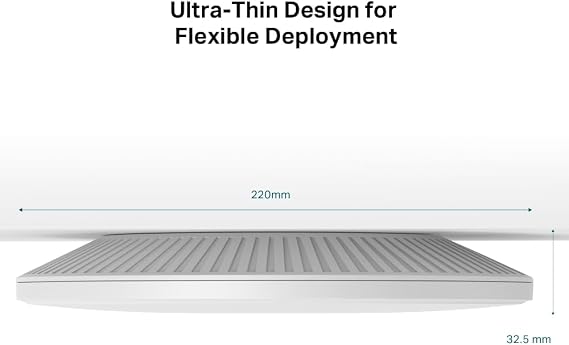 Omada 7 Pro X, BE11000 WiFi Access Point, 10G Port, w/o DC Adapter(EAP773)