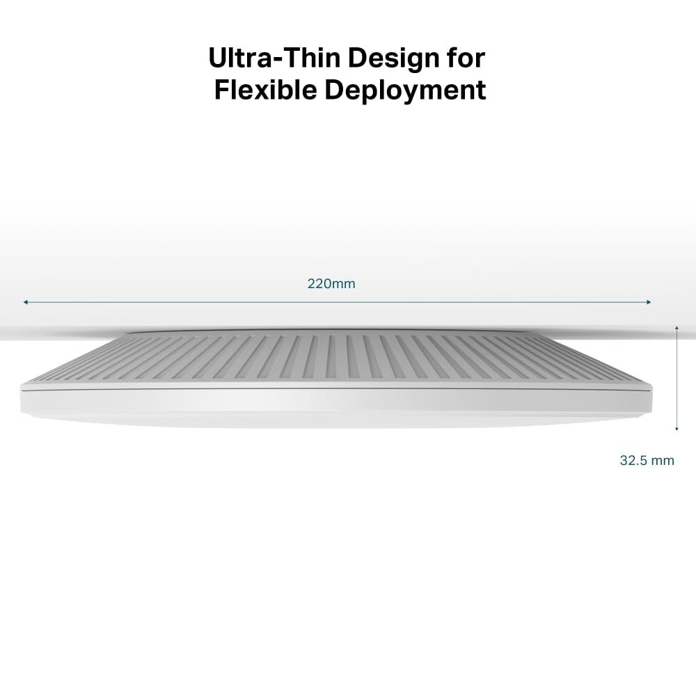 TP-LINK Omada BE9300 Ceiling Mount Tri-Band Wi-Fi 7 Access Point