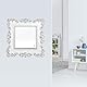 QUCUMER 4 Stück Lichtschalter Sticker Luxuriöse Aufkleber für Schalter 155mm/90mm Vintage Stil Aufkleber Luxuriöse Blume Lichtschalter Weiß Abdeckungen für Lichtschalter Steckdose Schalterdekoration