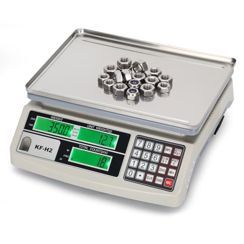 Counting Scale (30kg/66lb, 1g), Precision Electronic Gram Scale for Parts and Coins, Coin Scale, Electronic Gram Scale Inventory Counting Scale Industrial Parts Coins Piece Counting Scale