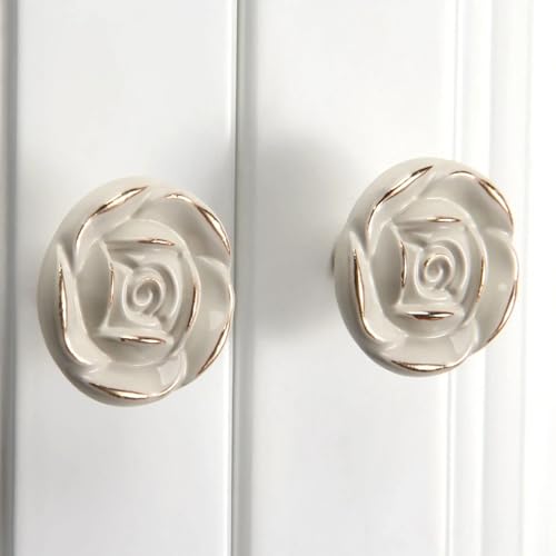 Poignées de meuble fleur de rose pour changer de décoration - 6