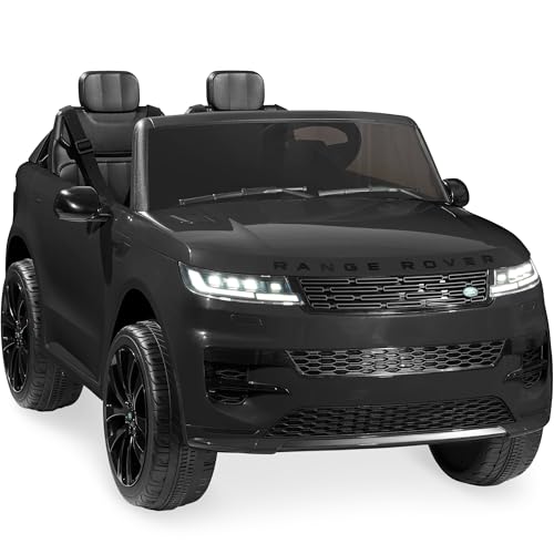Best Choice Products Kids 24V 2-Seater Licensed Range Rover Sport Electric Ride On Car Truck w/ 132lb Weight Capacity, Parental Remote Control - Black