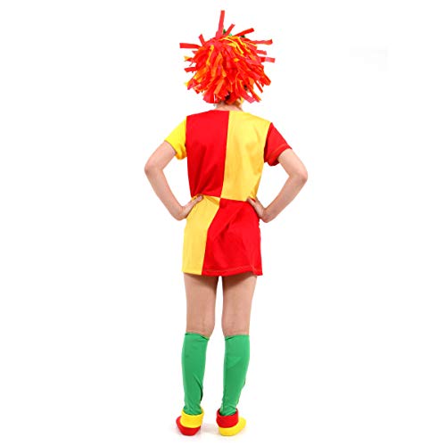 Sulamericana Fantasias Emilia Luxo, P, Vermelho/Amarelo