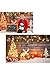 Produktbild WaW 7x5ft Weihnachts Hintergründe Studio Fotografie, Winter Wooden Glitzer Fotohintergrund Weihnachten, Christmas Photoshooting Backdrop Baby Kinder