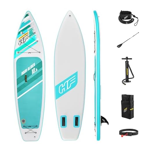 Bestway Hydro-Force Tablas Hinchables Para Remo De Soporte, Unisex Niños, Multicolor, 10'6&Quot; X 31&Quot; X 4.75&Quot;/3.20M X 79Cm X 12Cm Aqua Glider Set