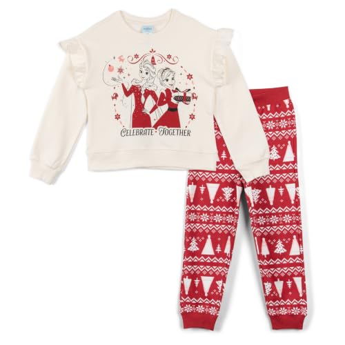 Image of Disney Holiday 2-Piece Fleece Sweatshirt and Pants Set for Baby & Kids
