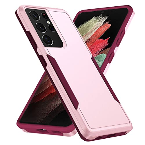 Coque antichoc Samsung S21 robuste rose coque arriere PC