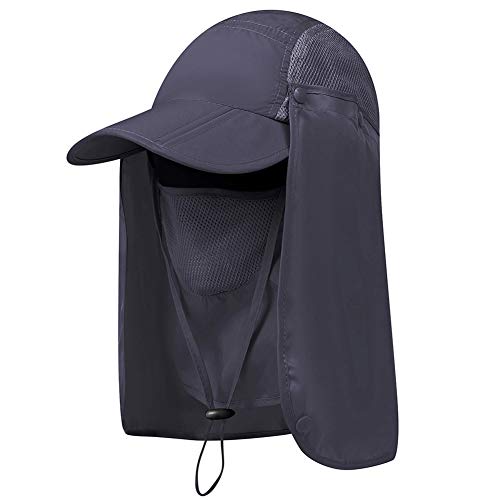 Aokelily Sun Hats Outdoor UPF 50+ Waterproof Sun Caps UV 360 Solar Protection Quick-Drying