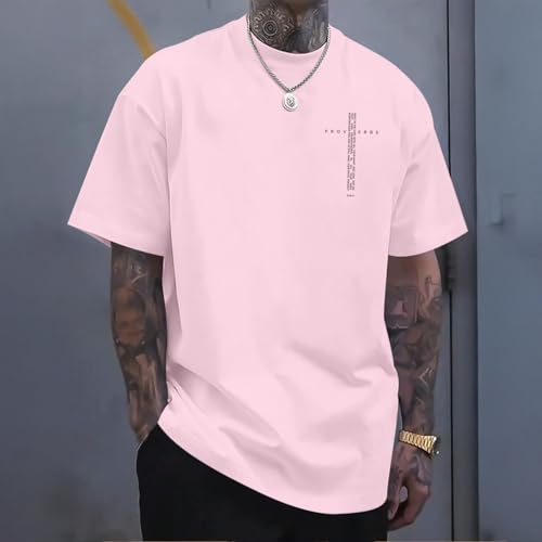 Image of Christian Shirts for Men Vintage Religious Cross Bible Verse T-Shirt Jesus Faith Tshirt Inspirational Graphic Tees