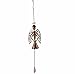 Handcrafted Rustic Angel Wind Chime – Recycled Metal Hanging Decor for Garden or Home