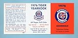 1976 Detroit Tigers Pocket Schedule NM (not folded) - MLB Unsigned Miscellaneous