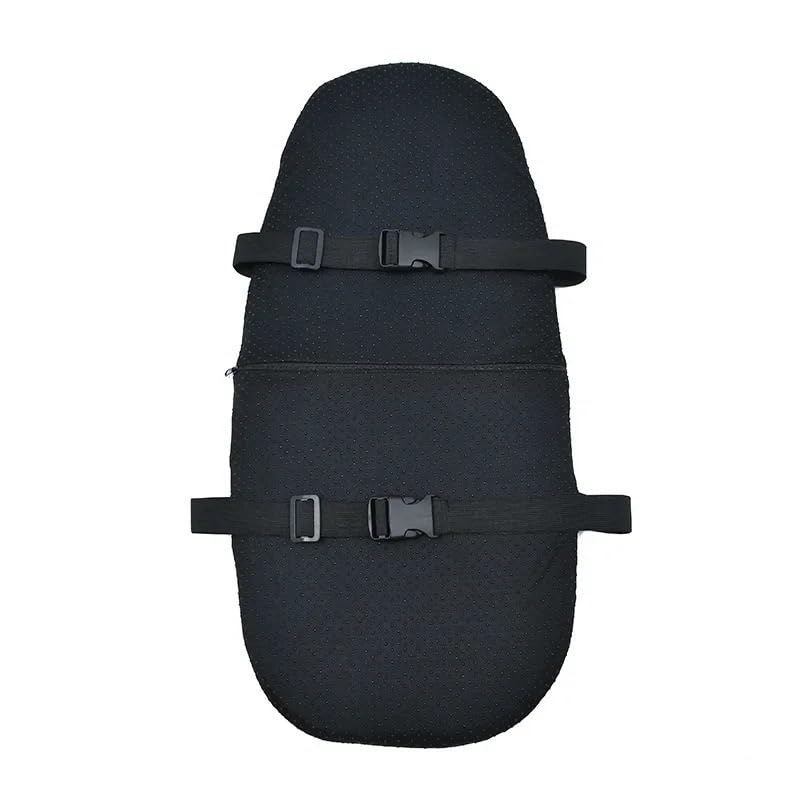 Asiento de motocicleta de gel con diseño de panal transpirable para moto
