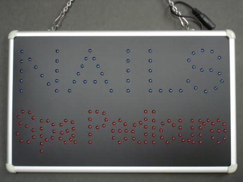 Miniatura 2 de ADVPRO Led097-b Nails Spa Pedicura Led Neon Sign WhiteBoard