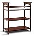 Graco Lauren Changing Table with Water-Resistant Change Pad and Safety Strap, Cherry, Multi Open Storage Nursery Changing Table for Infants or Babies