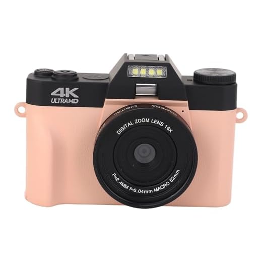 4K Digital Camera with 16X Zoom