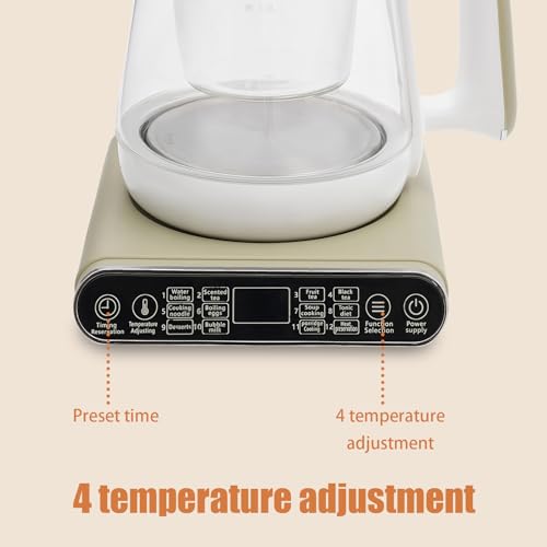 Tetera eléctrica con control de temperatura y filtro 1.8 L miniatura 4