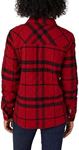 Quilted Flannel Shirt Jacket 