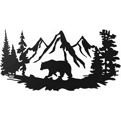 Vivegate Bear Wall Decor for Cabin Cover
